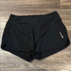 Reebok Black Athletic Shorts Lightweight Stretchy Design
